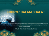 KHUSYU' DALAM SHALAT